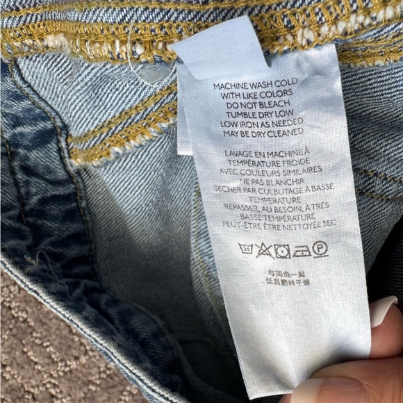 PILCRO ANTHROPOLOGIE Jeans Women’s Size 32 Light Acid Wash The Wanderer Relaxed - Picture 9 of 14